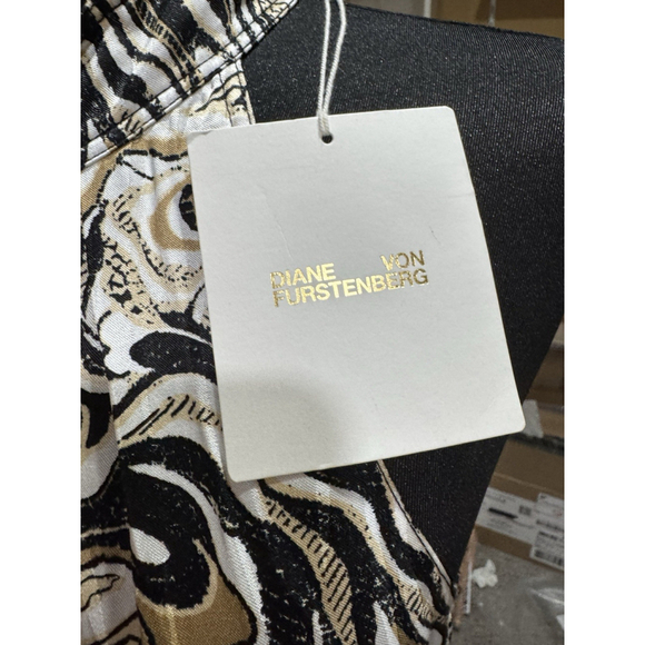 Diane von Furstenberg NICOLA Marble Swing Midi Dress $498 - Picture 5 of 16